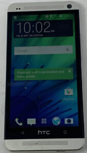 HTC ONE (PN07200) 32GB CDMA Locked Sprint Silver Android Smartphone Fair