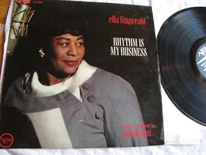 NM/NM Ella Fitzgerald Rhythm is My Business Verve V6-4056 orig stereo unplayed? - Picture 1 of 4
