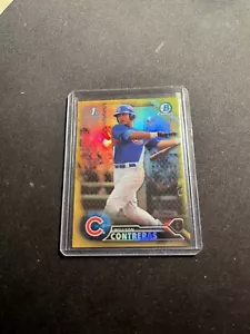 2016 Bowman Gold Refractor /50 Willson Contreras #BCP16 Rookie RC - Bild 1 von 2