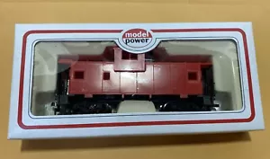 Model Power 9125 Caboose Red Safety Railroad Train Car - Picture 1 of 5