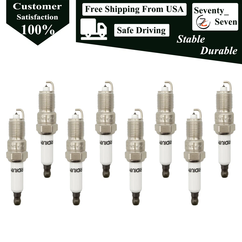 8Pcs Iridium Spark Plug Kit For 2001-2018 Chevrolet Express 3500 6.0L — 第 1/4 张图片