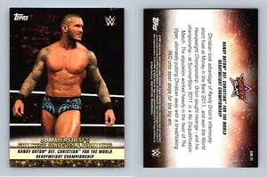 Randy Orton Def Christian #GM-31 WWE SummerSlam 2019 Topps Greatest Matches Card - Picture 1 of 1