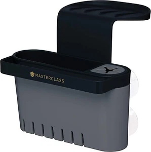 MasterClass GREY Kitchen SINK CADDY Washing Up ORGANISER Tidy - Picture 1 of 3