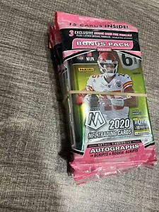 2020 Panini Mosaic NFL Cello Pack (3) - Burrow, Hurts, Herbert, Tua, Love New - Picture 1 of 5
