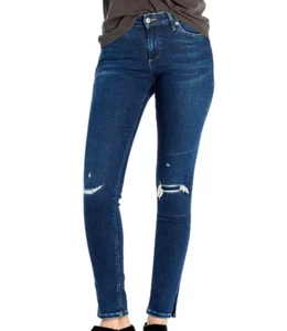 Neu! LUCKY BRAND Lolita Easy Skinny Distressed Patched Jeans Gr. 2 / 26 Ankle - Bild 1 von 7