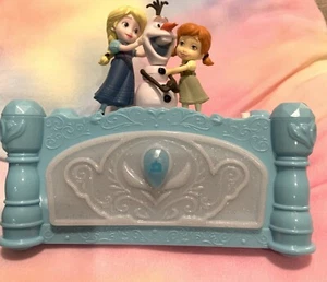 FROZEN Disney Jewelry Box Do You Want To Build A Snowman Animated Olaf Anna Elsa - Picture 1 of 12