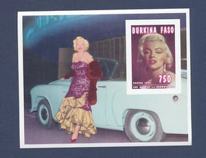 BURKINA FASO - Scott 1067 - MNH imperf S/S - Marilyn Monroe - 1995 --a - Picture 1 of 1