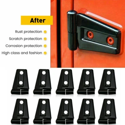 Cubierta de bisagra de puerta para Jeep Wrangler JK JKU 2007-2018 accesorios exteriores Foto 1 de 4