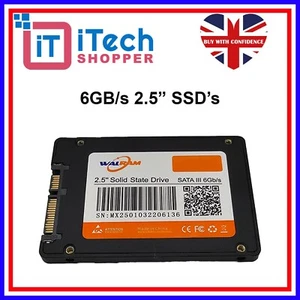 WALRAM Laptop Desktop 2.5 Internal 128GB 256GB 512GB 1TB SSD Hard Drive SATA3 HD - Picture 1 of 17