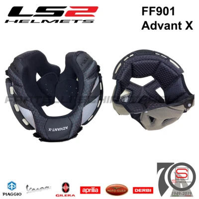 Imbottitura Interna Interno Liner Casco Modulare Apribile LS2 FF901 Advant X ...