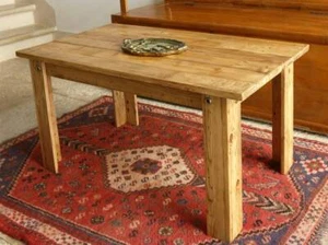 tavolino caffè salotto legno massello pallet riciclato pino e abete artigianale - Foto 1 di 6