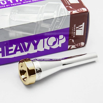 Denis Wick 4X Heavytop 24K Gold Rim & Cup Trumpet Mouthpiece NEW - Image 1 of 4