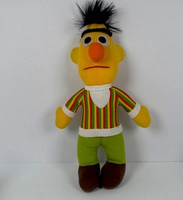 1985 Sesame Street Bert Plush Stuffed Animal Playskool Vintage. - Image 1 of 4