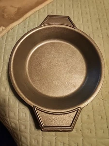  Round Aluminum Baking Crock 7 Inch Gray - Picture 1 of 7
