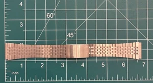 VINTAGE ORIGINAL CASIO STAINLESS STEEL USED WATCH BAND 20MM JAPAN - Picture 1 of 9