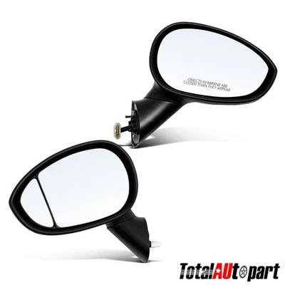 2x Espejo retrovisor eléctrico con manual plegable y cromo térmico para Fiat 500 2012 2013 2014 Foto 1 de 4
