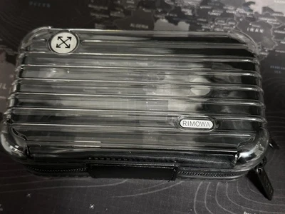 Rimowa Off White Mini Koffer Transparent Mit Reißverschluss Neu Und Original - Bild 1 von 4