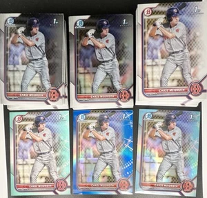 Lot of 57 - 2022 Bowman Chase Meidroth Cards- /150 /199 -Refractors Chrome Paper - Picture 1 of 9