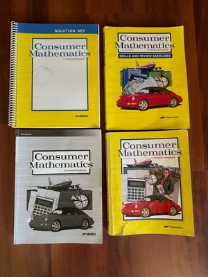 Abeka Consumer Math Second Edition 4-book Set Homeschool Christian Curriculum - Image 1 of 3