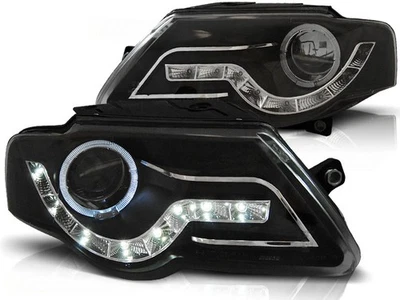 Faro Di Posizione A LED Design Per VW Passat 3C B6 05-10 Nero - Immagine 1 di 2