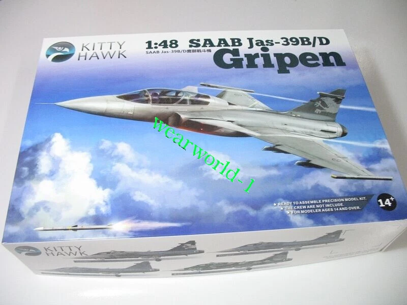 Kitty Hawk 80118 1/48 JAS-39B/D Gripen Model Kit - Image 1 of 1