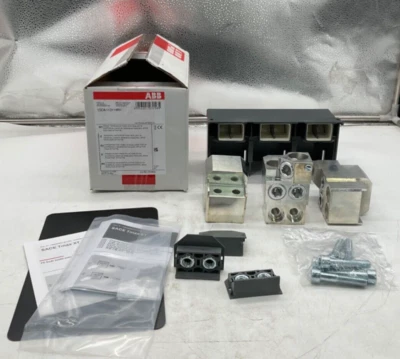 NEW ABB KXT7CUAL3X750KC-3 FRONT TERMINAL KIT 3X380MM2-750KCMIL 3PCS FOR XT7-XT7M - Image 1 of 4