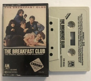 The Breakfast Club Motion Picture Soundtrack Cassette Tape 1985 RARE CS 5045 - Picture 1 of 9