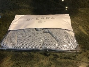Sferra Terzo 9710 100% Cotton Throw NAVY 51 X 71" NIP - Picture 1 of 4