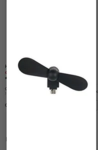 Kikkerland Super Handy Lüfter für Android Handys mit OTG Kompatibilität. Schwarz  - Bild 1 von 2