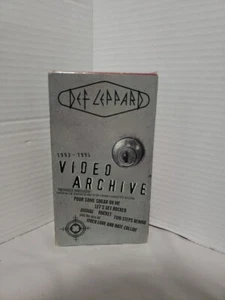 DEF LEPPARD 1993-1995 VIDEO ARCHIVE VHS LIVE IN CONCERT 1990'S New Sealed! Rock - Picture 1 of 6