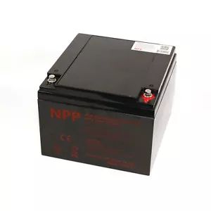 12V 26Ah Bleiakku Bleigel Akku Batterie Bleigelakku Gelakku wie 24Ah - Bild 1 von 1