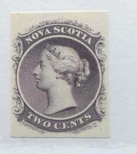 Nova Scotia 1860 2 cents plate proof - Picture 1 of 1