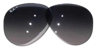 Ray Ban RB3025 RB3138 RB3030 Polarized Gray Blue Gradient Replacement Lens 58 mm - Image 1 of 4