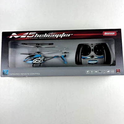 Skyteck M5 Helicopter 3.5 Channel Infrared Remote Control Blue - Image 1 of 4