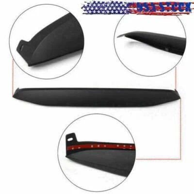 Undercover NightHawk Light Brow Cover Fit 2007-17 Wrangler JK Matt Black  .. Foto 1 de 4