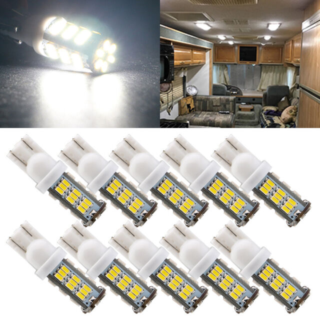 SIGANDG 10 Pieces W5W T10 LED ampoule voiture 12V 6500k 120LM COB ampoule  de remplacement,168 ampoule LED,2825 194 T10 ampoule - Cdiscount Maison