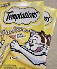 New Temptations Lickable Creamy Cat Treat Puree   Chicken  2 Packs  8 Pouches