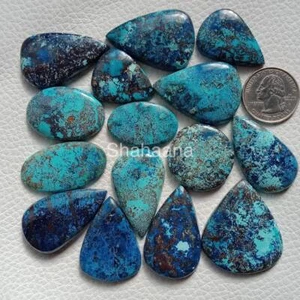AAA Quality Azurite Shattuckite Cabochon Natural Loose Gemstone - Picture 1 of 6