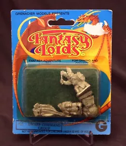 Fantasy Lords Dwarf Command Group Grenadier Sealed NEW #21 Second Series Metal - Picture 1 of 1