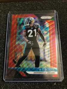 2018 Panini Prizm A. J. Bouye Red Wave #057/149 Parallel Jaguars card #111  - Picture 1 of 2