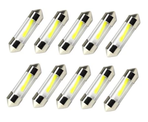 10x 31mm LED Soffitte COB SMD Lampe 12V weiß Auto KFZ Innenraum DHL - Bild 1 von 4