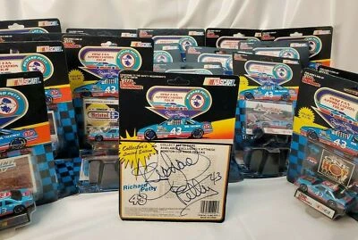 LG LOT Richard Petty #43 HAND SIGNED 1992 Appreciation Cars Racing Champions - Image 1 of 4