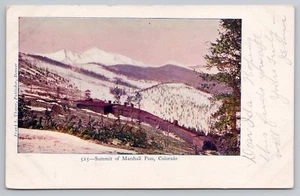 1900er Rocky Mountains Colorado Marshall Pass D&RG RR Schneeschuppen Mt Ouray Postkarte - Bild 1 von 3