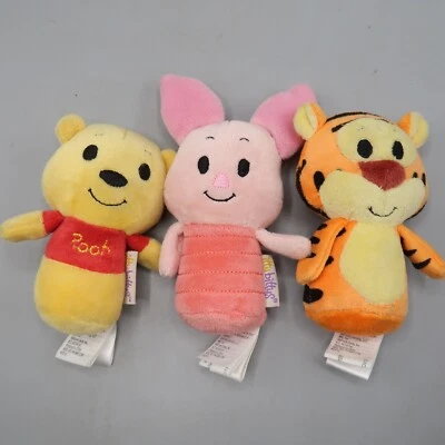 Hallmark Itty Bittys Disney Winnie the Pooh Friends Tiger Piglet Mini Plush lot - Image 1 of 4