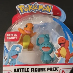 Jazwares Pokemon Wynaut Shadow Bright Charmander Fire Lizard Battle Figures Pack - Picture 1 of 2