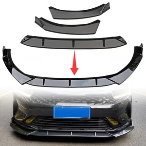 For KIA K5 GT EX LX 2021-2025 Front Lip Splitter Spoiler Body Kits Glossy Black - Picture 1 of 15