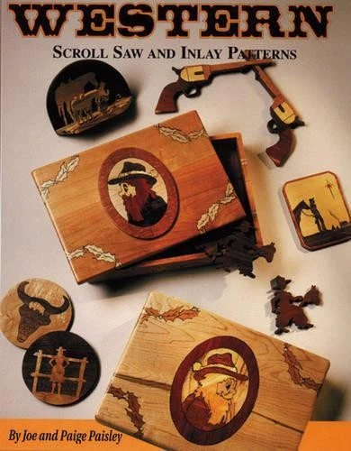 Joe Paisley Paige Paisley Western Scroll Saw and Inlay Patterns (Paperback) - Image 1 of 1