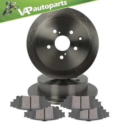 Rear Ceramic Brake Pads and Rotors Discs For LEXUS RX350 2010 - 2013 2014 2015 Foto 1 de 4