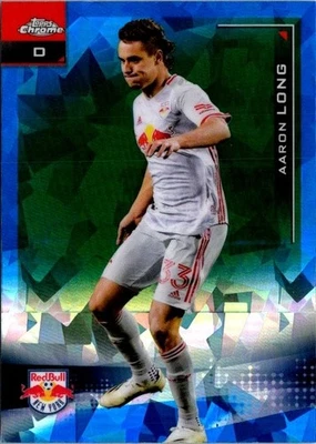 2021 Topps Chrome MLS Sapphire Edition  Aaron Long #84 New York Red Bulls - Image 1 of 2