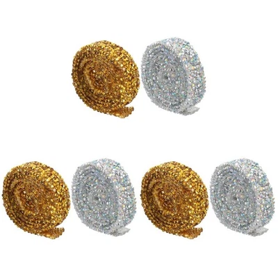 3 Pack Selbstklebende Strassband Dekobänder DIY -Kleidungszubehör - Bild 1 von 4